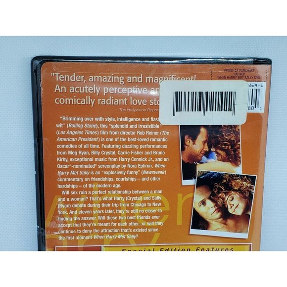 When Harry Met Sally DVD Special Edition Widescreen Billy Crystal (NEW/SEALED) - Picture 6 of 9